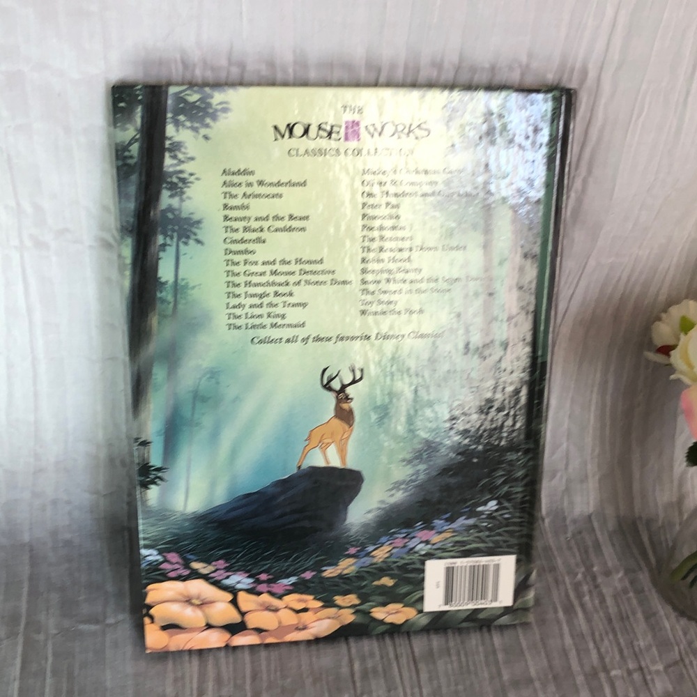 DISNEY Bambi lot of 4 plastic action toys Bambi Flower Thumper Owl & story book - Picture 9 of 13